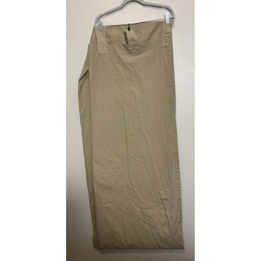 Pottery Barn Khaki Tan Tab Top Curtain Panel 43x108 Outdoor Indoor Casual Relax